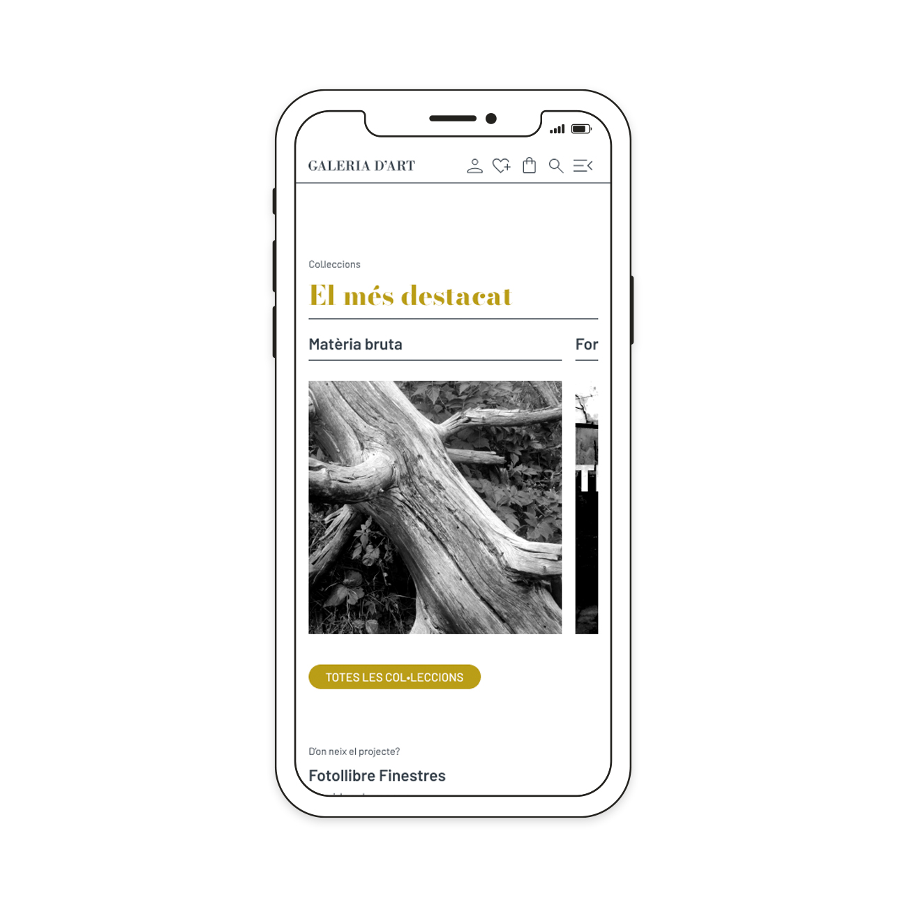 Prototipo Web App para Galeria de Arte